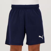 Bermuda Puma Teamrise Juvenil Marinho Bermuda Puma Teamrise Juvenil Marinho