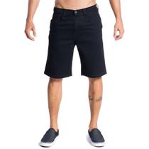 Bermuda Quiksilver Jeans Everyday Black WT24 Masculina Preto