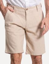 Bermuda Ralph Lauren Masculina Linho Blue Icon Cáqui Claro