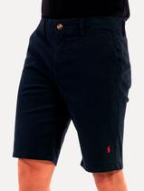 Bermuda Ralph Lauren Masculina Sarja Stretch Azul Marinho
