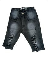 Bermuda Rasgada Destroyed LookField Casual Confort Slim Masculino Adulto Jeans Bermuda Rasgada Destroyed LookField Casual Confort Slim Masculino Adulto Jeans