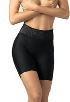 Bermuda Rendada Virtuel DeMillus 94499 Preto