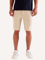Bermuda Reserva Masculina de Sarja Casual Iron Areia