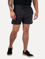 Bermuda Reserva Masculina Moletom Malha Textura Waffle Preta Bermuda Reserva Masculina Moletom Malha Textura Waffle Preta