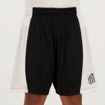 Bermuda Santos Fleet Juvenil Preta Bermuda Santos Fleet Juvenil Preta