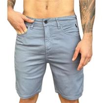 Bermuda Sarja Color Azul Jeans Reserva