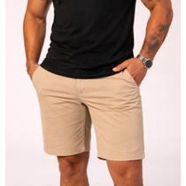 Bermuda Sarja Colorida Jeans Premium Masculino Liso