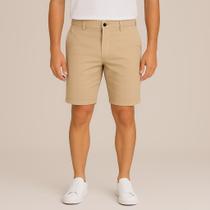 Bermuda Sarja Colorida Masculina Alfaiataria Sport Elastano Diversas Cores - Envio Rápido