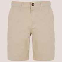 Bermuda Sarja Dudalina Right Pr26 Bege Escuro Masculino