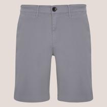 Bermuda Sarja Dudalina Right Pr26 Cinza Claro Masculino