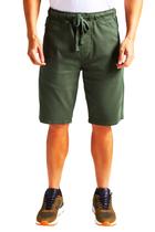 Bermuda Sarja Hangar 33 Jogger Verde Heir