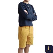 Bermuda sarja infantil mostarda Bermuda sarja infantil mostarda