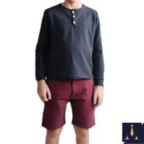 Bermuda sarja infantil vinho Bermuda sarja infantil vinho