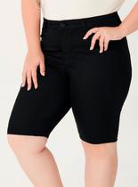 Bermuda Sarja Malwee 1000129466 Feminina Plus Size Ciclista Super Stretch T. 48/56