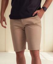Bermuda Sarja Masculina Estilo Elegante Confortável Versátil