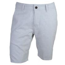 Bermuda Sarja Masculina King&Joe Slim Branco Mescla - BM0010 Bermuda Sarja Masculina King&Joe Slim Branco Mescla - BM0010