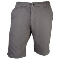 Bermuda Sarja Masculina Ogochi Essencial Color Marrom - 0035