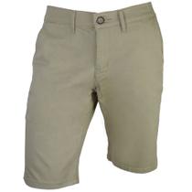 Bermuda Sarja Masculina Ogochi Essencial Verde Musgo - 00352