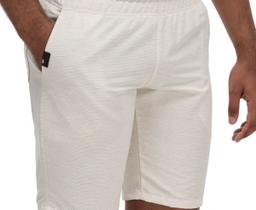 Bermuda Sarja Masculina Ogochi Trad Casual Color Palha 4015