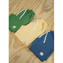 Bermuda Sarja Moletom Amarelo - Bugbee