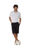 Bermuda Sarja Pedal Casual Reta Masculina Max Denim 11524 Preta Bermuda Sarja Pedal Casual Reta Masculina Max Denim 11524 Preta