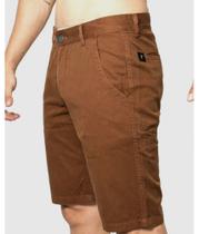 Bermuda Sarja Pelkin Marrom Tam 42