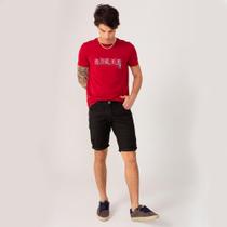 Bermuda Sarja Rock&Soda Masculina Skinny Básica Moderna