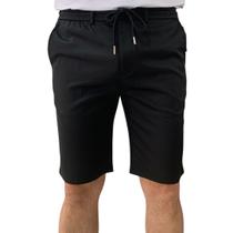 Bermuda Sarja Sallo Bolso Faca Slim Preta 6990 - Preto 42