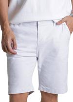 Bermuda Sarja Sawary - 278786 Branco Bermuda Sarja Sawary - 278786 Branco