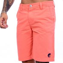 Bermuda Sarja Tradicional Masculina Salmão - Icari