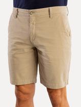 Bermuda Sergio K Masculina Chino Sarja Elastano Cáqui