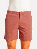 Bermuda Sergio K Masculina Chino Sarja Elastano Fivela Goiaba