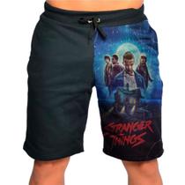 Bermuda Short Calção Mike Eleven Dustin Stranger Things