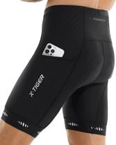 Bermuda Short Ciclismo Bike X-tiger Coolmax Gel 5d C/ Bolso Tamanho:(XXL)XG