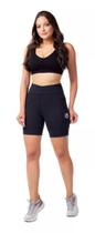Bermuda Short Compressão Corrida Olympius Feminina Com Bolso Bermuda Short Compressão Corrida Olympius Feminina Com Bolso