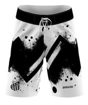 Bermuda Short do Santos Peixe Tactel Elastano Oficial