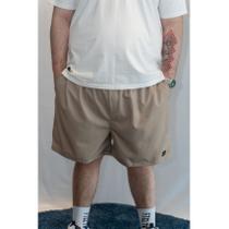 Bermuda Short Masculino Plus Size Lisa Caqui com Elástico