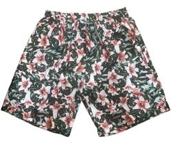 Bermuda Short Mauricinho Praia Estampa Flor 2 Bolsos Lat 386
