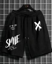 Bermuda Short Moletom Smile Estiloso Role X