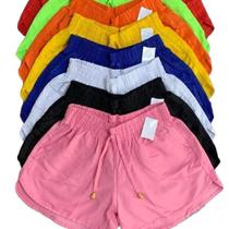 Bermuda Short Tactel Colorido Feminino Adulto