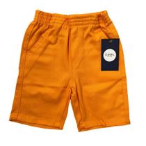 Bermuda shorts algodão elástico infantil meninos com bolsos TAM 1 2 3 4 6 e 8 anos
