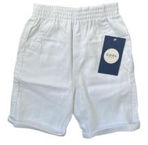 Bermuda shorts algodão elástico infantil meninos com bolsos TAM 1 2 3 4 6 e 8 anos - COOL KIDS