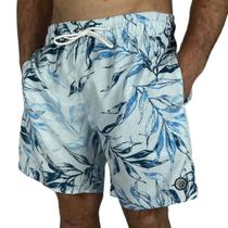 Bermuda Shorts Surftrip Floral Azul