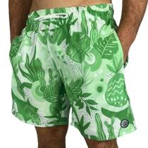 Bermuda Shorts Surftrip Floral Verde