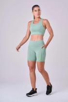 Bermuda signature samba 3 bolsos 15cm verde iceberg Bermuda signature samba 3 bolsos 15cm verde iceberg