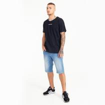 Bermuda Skinny Jeans Rock&Soda Masculina Conforto Básica