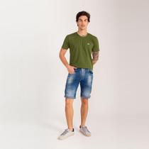 Bermuda Skinny Jeans Rock&Soda Masculina Conforto Estilo