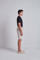 Bermuda Slim Fit - Bege Areia Bermuda Slim Fit - Bege Areia