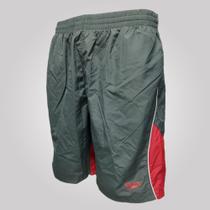 Bermuda Speedo Team Collection Masculina - Cinza+Vermelho Bermuda Speedo Team Collection Masculina - Cinza+Vermelho