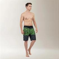 Bermuda Surf Masculina Estampa Duo Folha Verde - Ethical Bermuda Surf Masculina Estampa Duo Folha Verde - Ethical